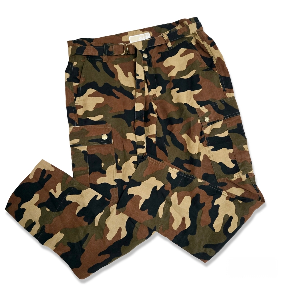 MICHAEL Michael Kors Duffle Camouflage Camo Military Cargo Pants